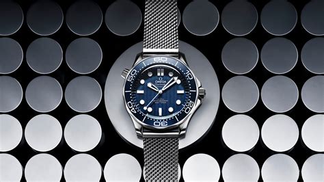 omega seamaster james bond mens watch 2220.80|omega bond watch 60th anniversary.